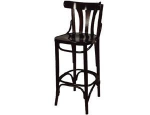 SCAUN BAR LEMN CURBAT 789